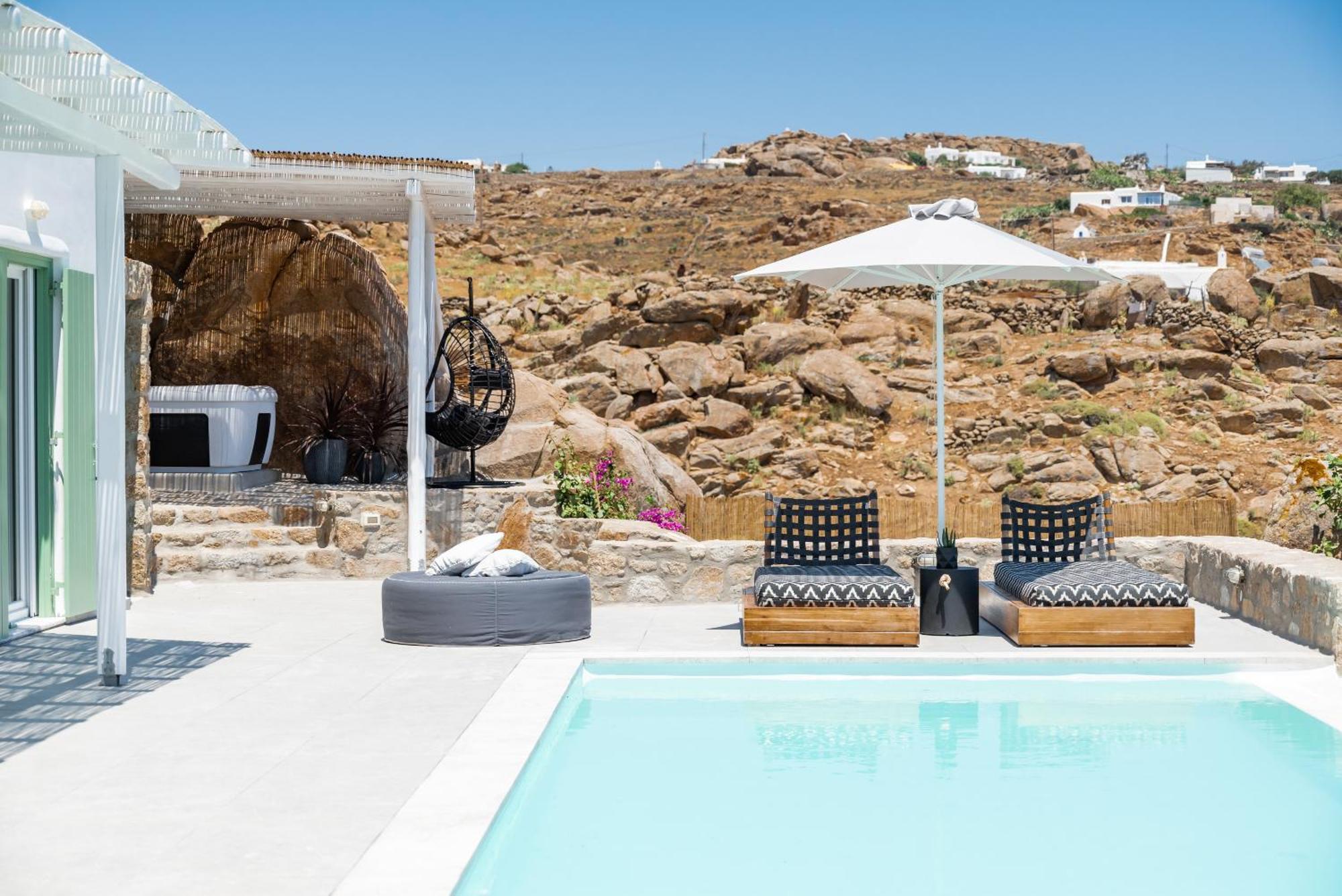 Dioni Villa Mykonos パラガ エクステリア 写真